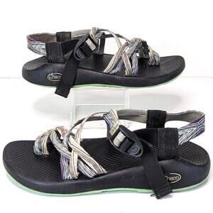 Chaco Womens ZX/2 Sandals Pixel Weave Classic Hiking Outdoor Gorpcore Toe Loop 8